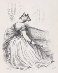 Maintenant, je comprends la louve de Rome des Scènes de la vie privée et publique..., vers 1837-47