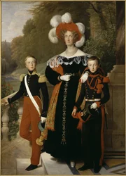 La Reine Marie-Amélie et ses Enfants