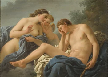 Diane et Endymion, par Lagrenée, Louis Jean François, dit l