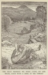 Illustration pour Kidnapped de Robert Louis Stevenson