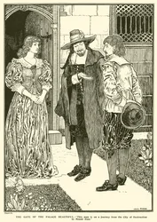 La porte du Palais Beau (gravure)