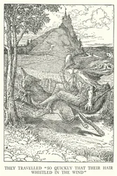 Ils voyageaient "si vite que leurs cheveux sifflaient dans le vent"