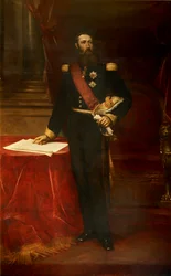 Portrait de Léopold II 1835-1909, Roi des Belges, vers 1870