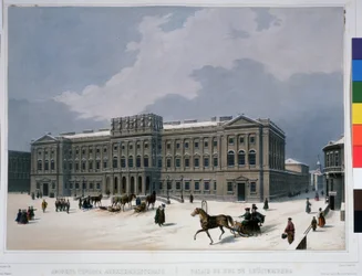 Le palais de Marie, sur la place Saint Isaac à Saint Petersbourg