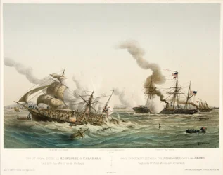 Combat naval entre le Kearsage et l