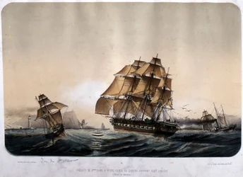 Frégate de 2e rang à Gibraltar
