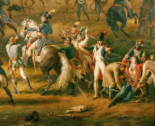 Bataille de Marengo (huile sur toile)