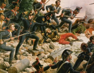 Campagne de Napoléon Ier Bonaparte en Espagne (huile sur toile)