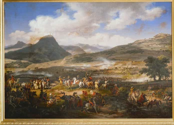 La bataille du Mont Thabor (peinture sur toile)