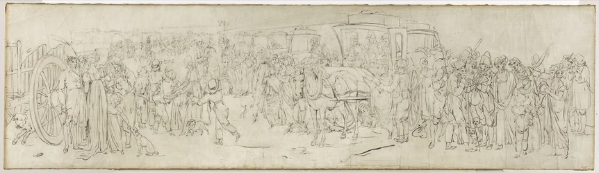 Coucous sur le Quai des Tuileries, vers 1805