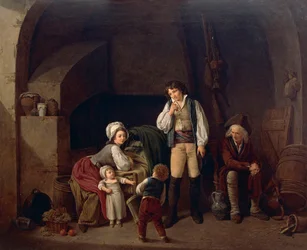 Scène de famille, par Louis Léopold Boilly