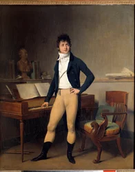 Portrait en pied de François Adrien Boieldieu (1755-1834), compositeur français