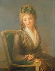 Portrait présumé de Lucile Desmoulins (1771-94) 1794