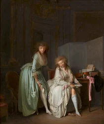 Louis-Léopold Boilly - Comparer des petits pieds
