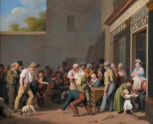Louis-Léopold Boilly - Le jeu du tonneau