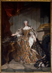 Portrait de Marie Leszczynska (1703-1768) Reine de France