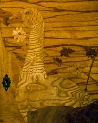 Buffet en acajou et chêne de style Art Nouveau