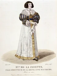 Marie-Madeleine (Marie Madeleine) Pioche de La Vergne, Comtesse de Lafayette (Madame de la Fayette) (1634-1693), fille d