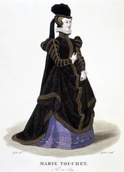 Portrait de Marie Touchet (1549-1638). Dans « Galerie française de femmes fameuses »