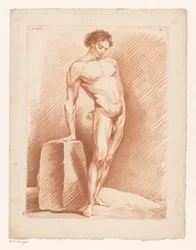 Nu masculin à côté d