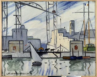 Marseille, le pont du ferry