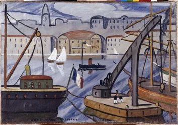 Vue du port de Marseille