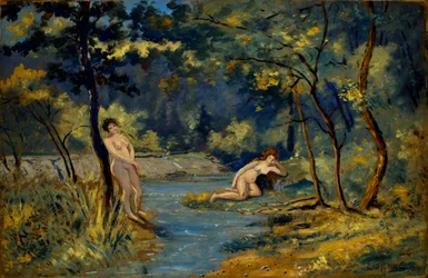 Nymphes debout et allongées, 1908