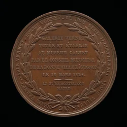 Inscription [revers], 1826