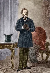 Portrait de Phileas Fogg, personnage du roman d
