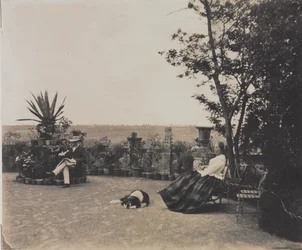 Sans titre (Homme et femme se relaxant)
