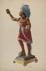 Indien de magasin de cigares, 1938