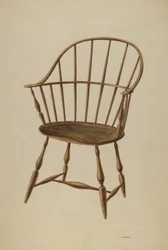 Chaise Windsor, vers 1939
