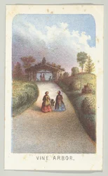 Tonnelle de vigne, de la série, Vues de Central Park, New York, Partie 3, 1864