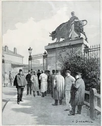 Grévistes à l