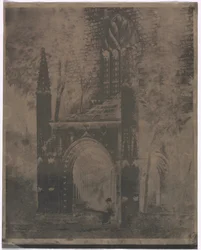 Fontaine de Notre-Dame à Saint-Brieuc, Bretagne, vers 1853