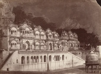 Temples du roi, Ulwar, années 1860 (photo)
