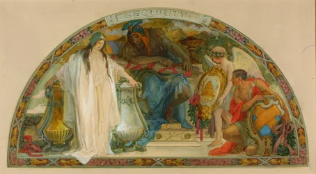 Sécurité (étude pour la lunette, Old Senate Office Building)