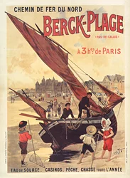Chemins de fer du Nord. Berck-Plage, vers 1910