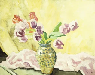 Vase de tulipes