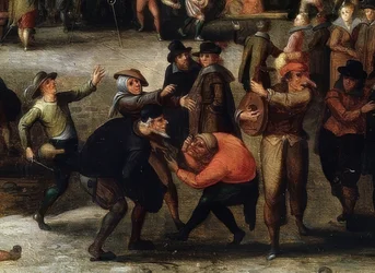 Scène de carnaval (détail)
