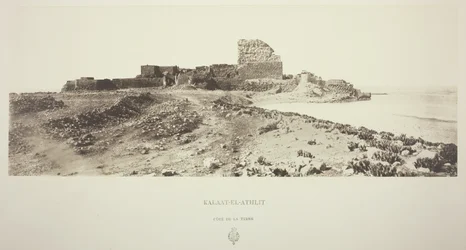 Kalatt-El-Athlit, côté de la terre