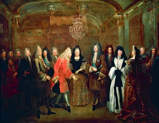 Louis XIV recevant l
