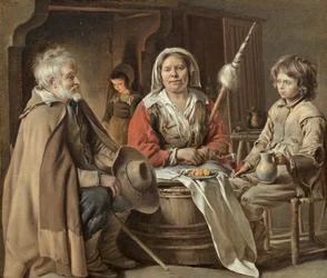 Intérieur paysan, vers 1645