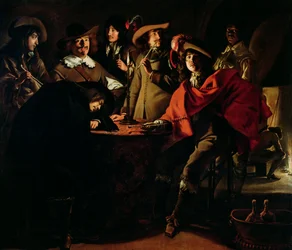 Les gardes fumant, 1643