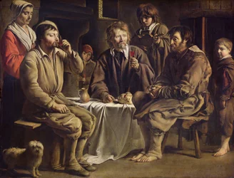 Le repas des paysans, 1642