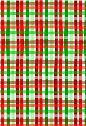 Emballage de Noël à carreaux