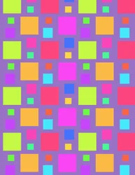 Carrés multicolores, 2011
