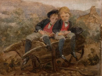 Croquis des Hons. Dudley et Archie Hamilton Gordon