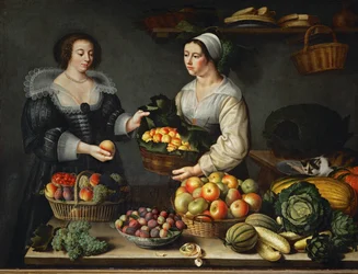 La marchande de fruits et legumes - The greengrocer …