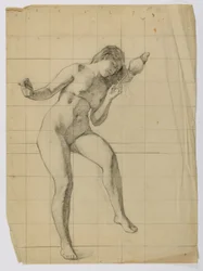 (Sans titre - figure féminine nue)